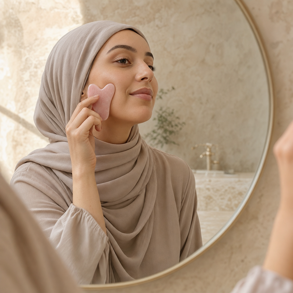 Tayyib Rose Quartz Gua Sha