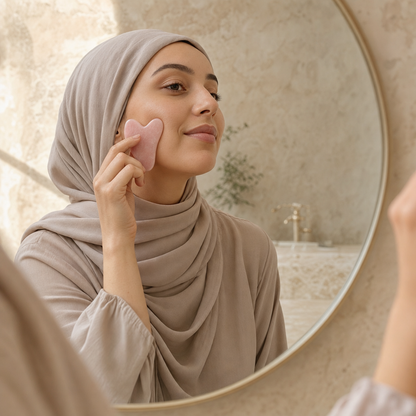 Tayyib Rose Quartz Gua Sha